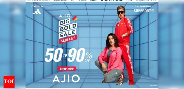 AJIO Big Bold Sale 2026 with exclusive fashion discounts