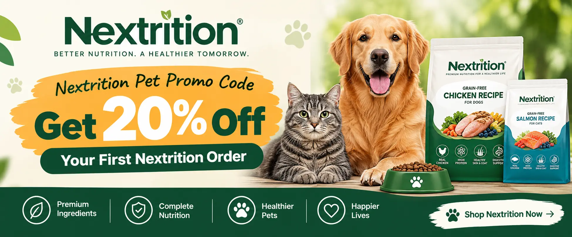 nextrition pet promo code